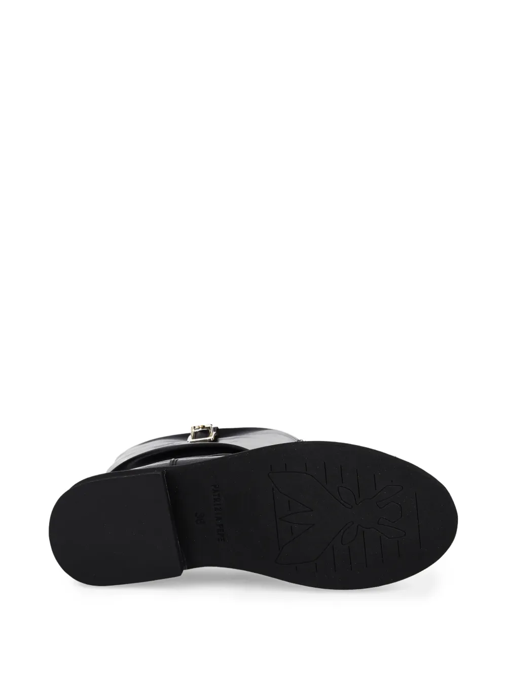 Patrizia Pepe girl Laarzen met ronde neus en Fly-detail Zwart