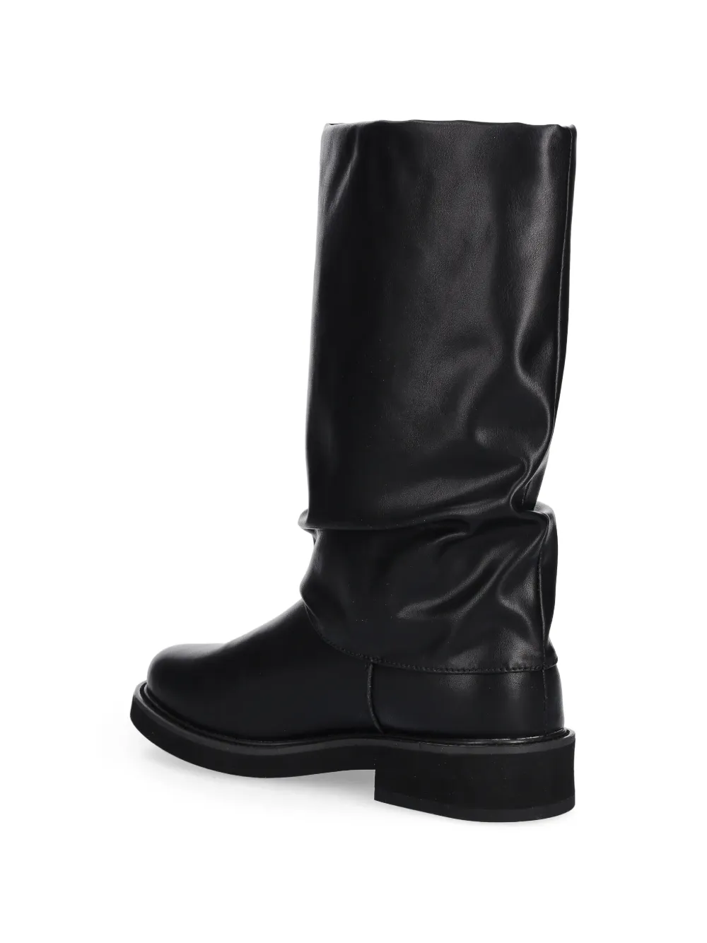 Patrizia Pepe girl Laarzen met ronde neus en Fly-detail Zwart