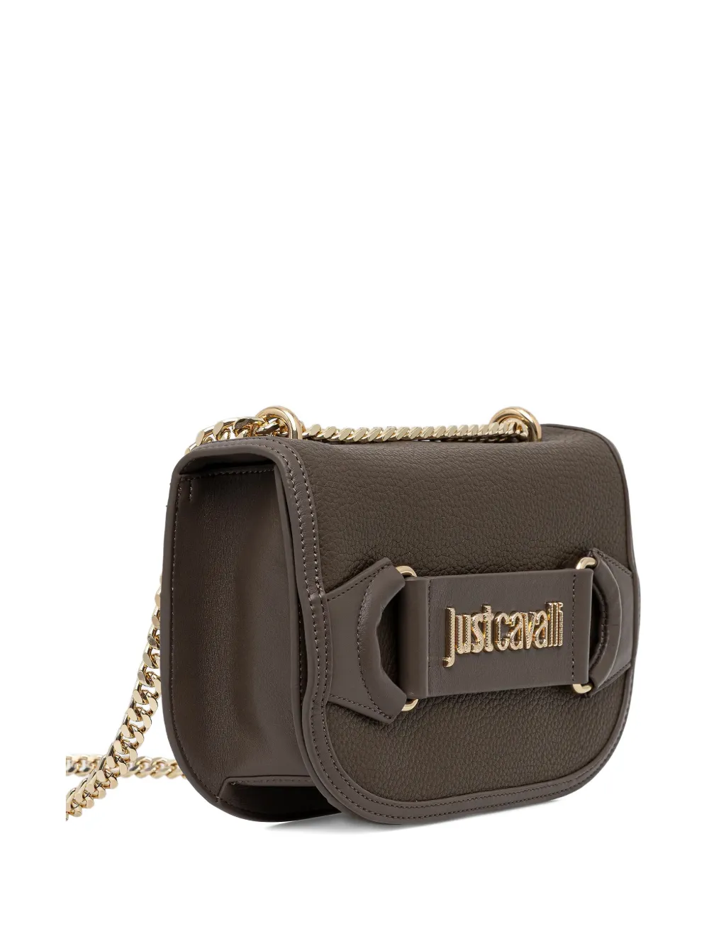  Just Cavalli Logo-lettering Cross Body Bag - Brown 