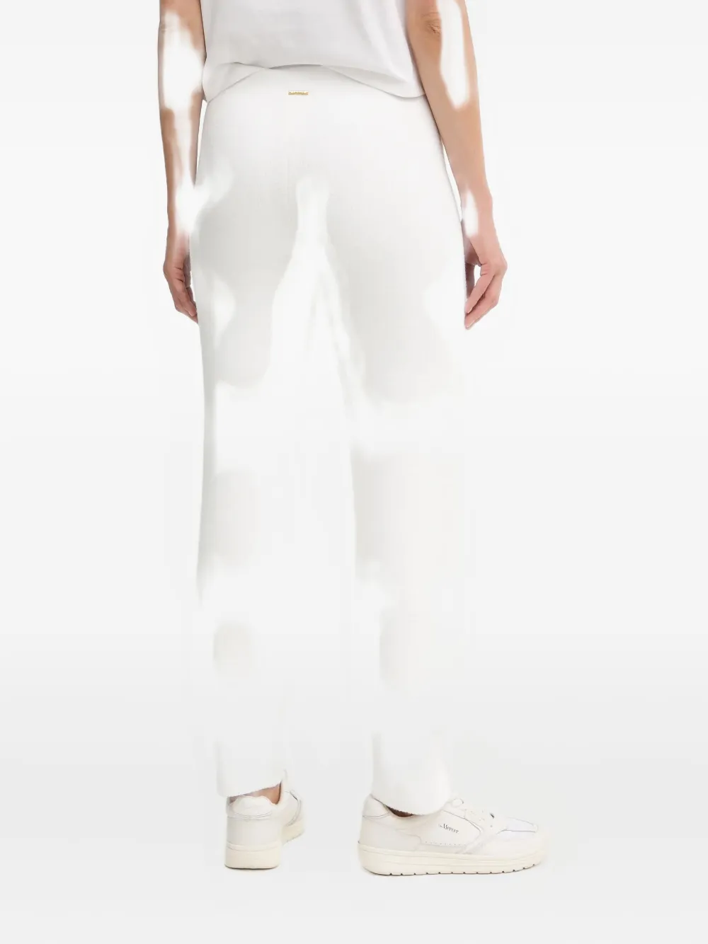 Twinset Knitted Trousers In White