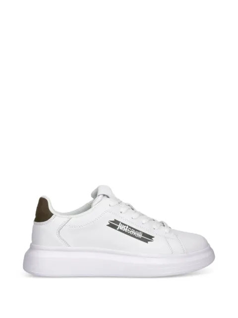 Just Cavalli logo-print sneakers
