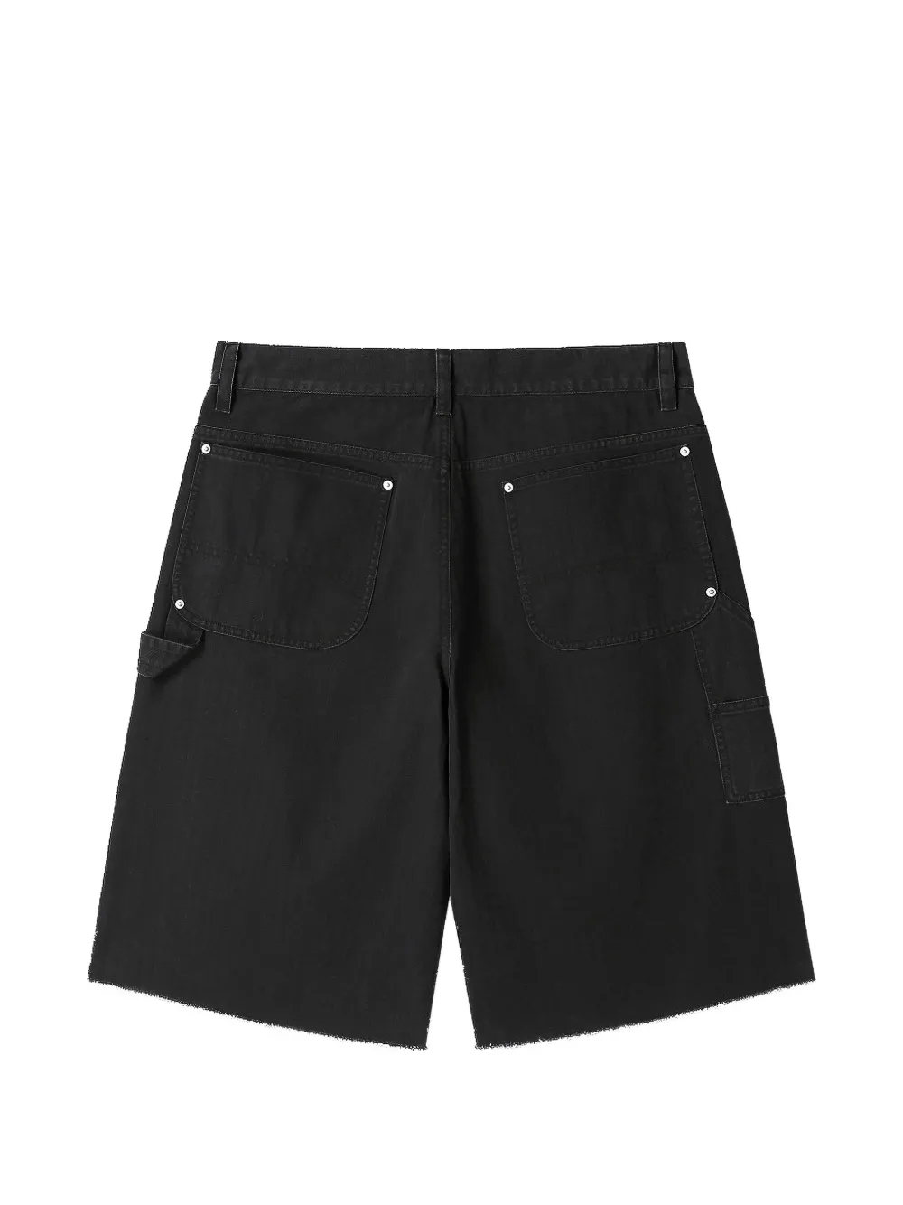 TONYWACK Shorts met gerafeld effect Zwart