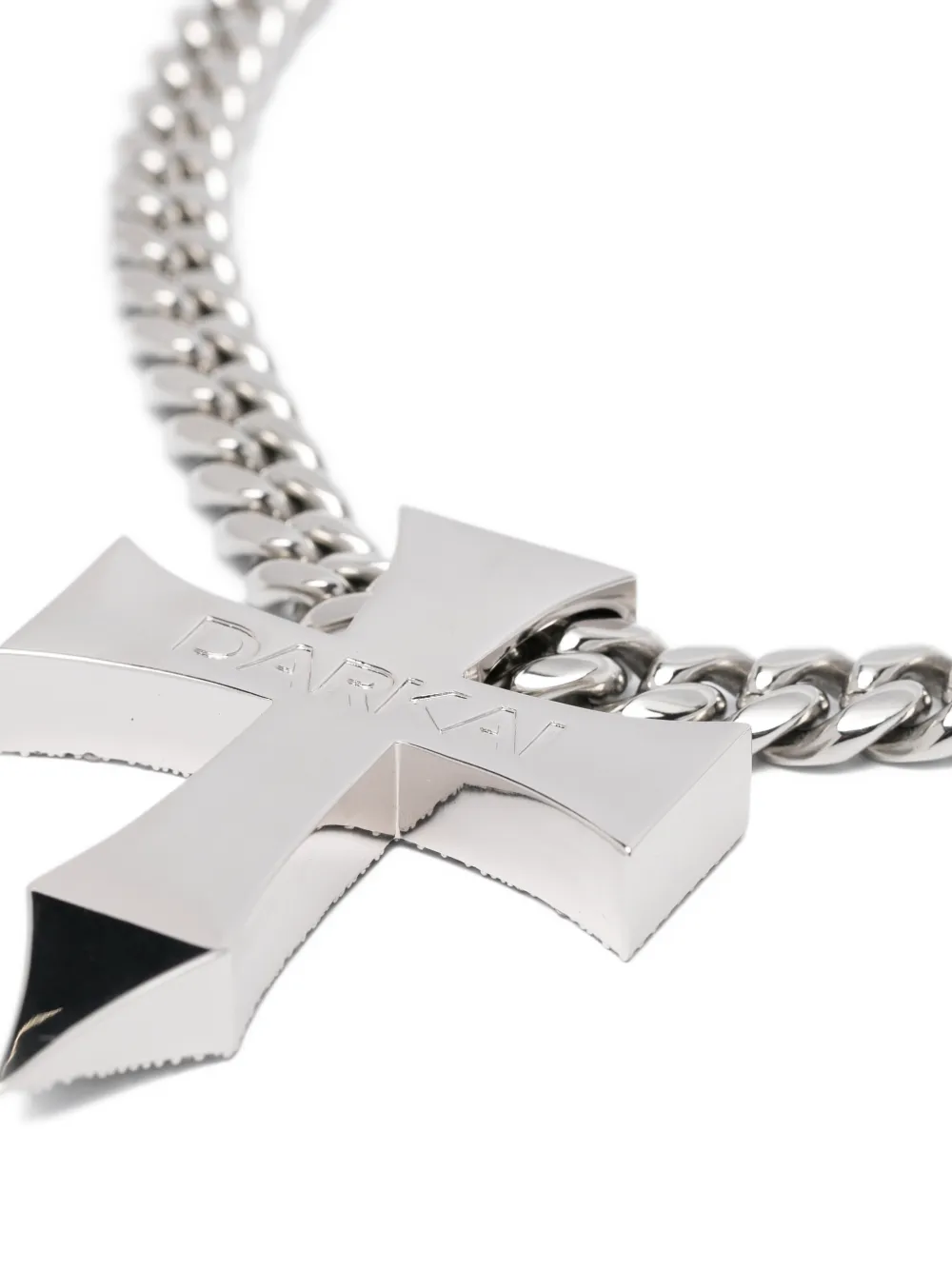 Darkai Cross-pendant Necklace In Silver