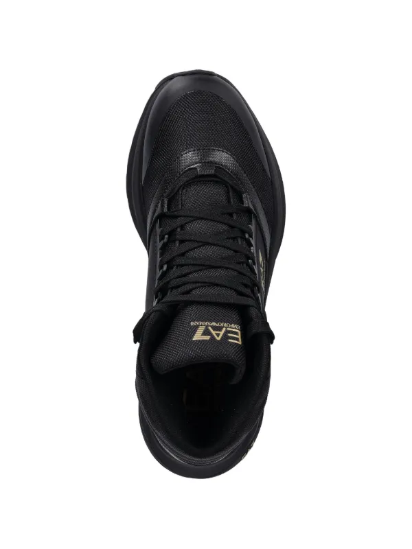Ea7 Emporio Armani Ice Altura Ankle Boots | Black | FARFETCH