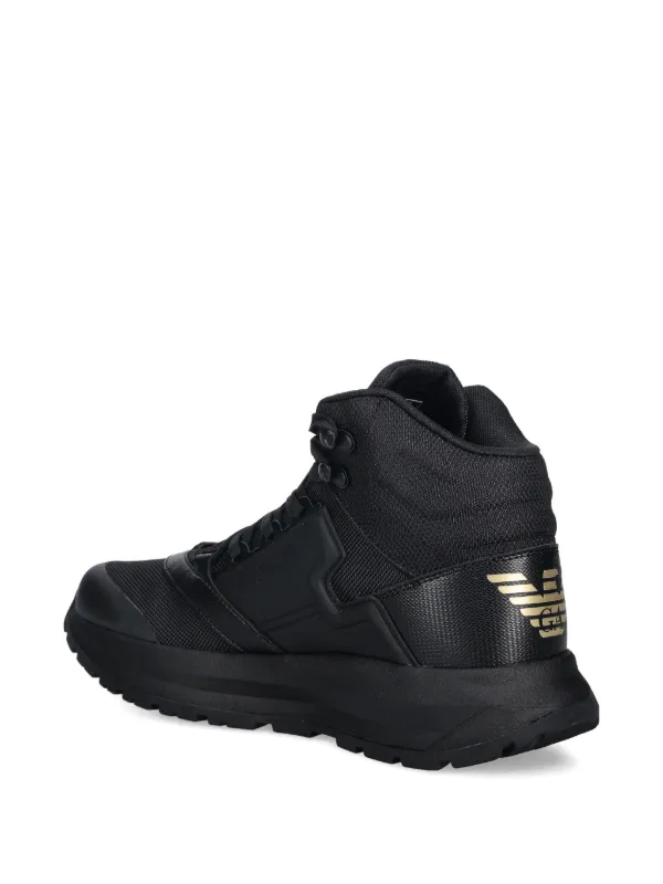 Ea7 Emporio Armani Ice Altura Ankle Boots | Black | FARFETCH CA