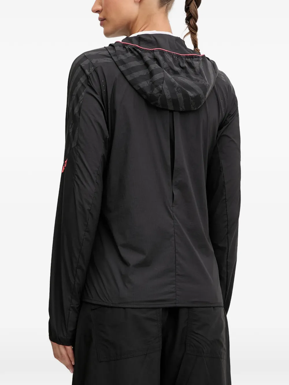 DYNAFIT Trail Reflective Wind lichtgewicht jack met capuchon Zwart