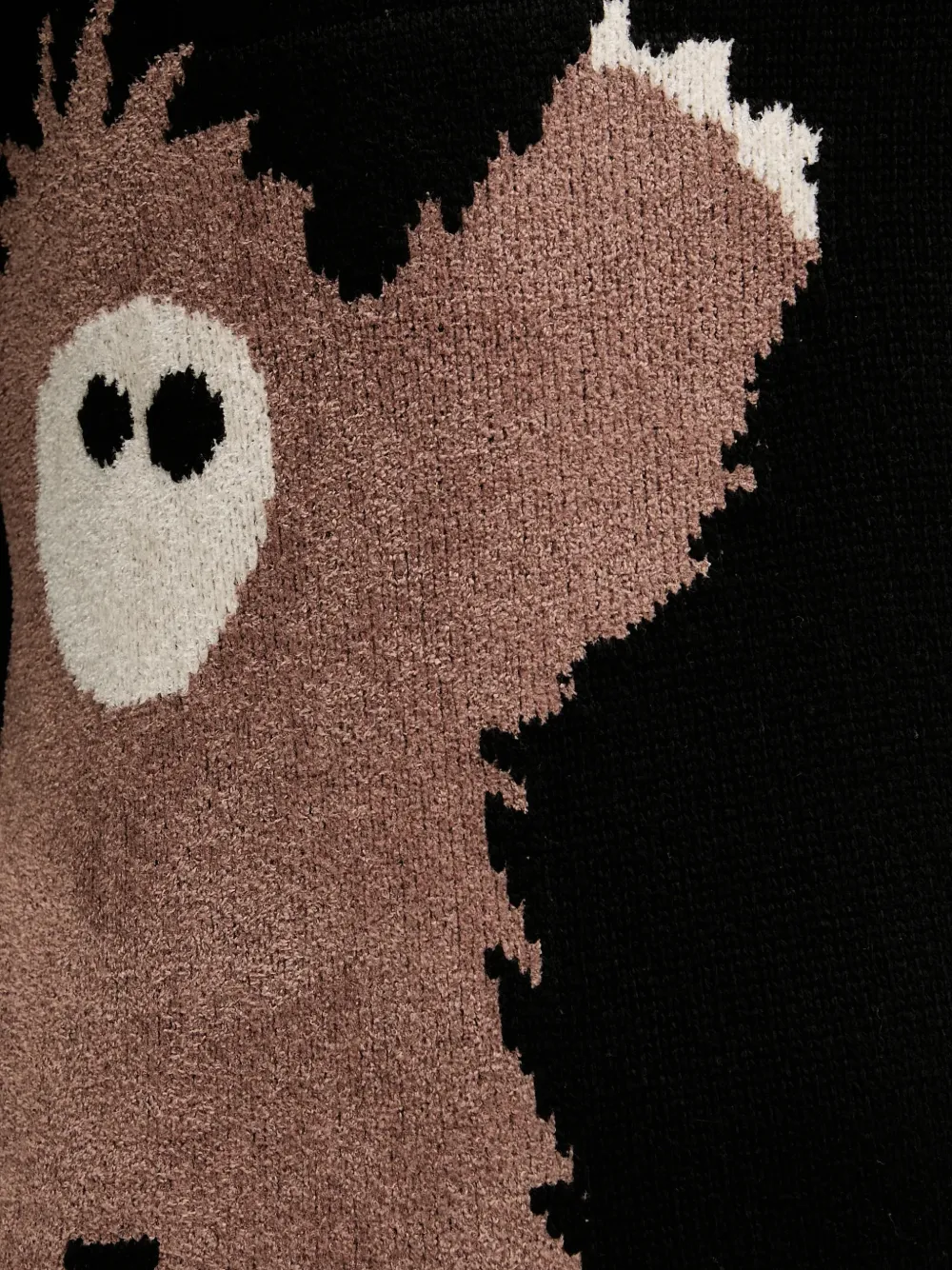 Ea7 Graphic-print Sweater In Black