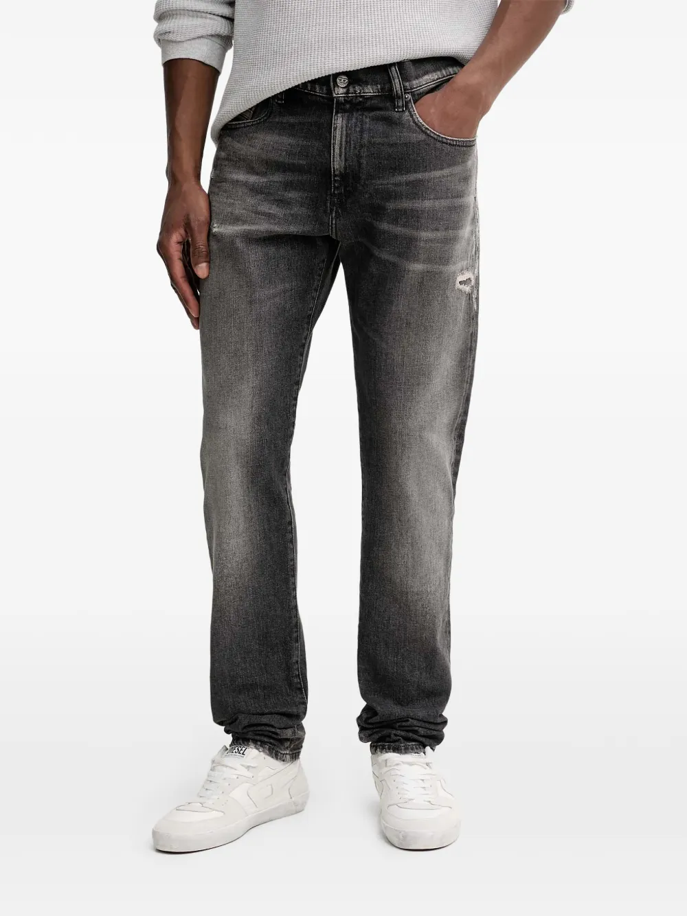 Diesel belt-loops trousers | Grey | Image 1