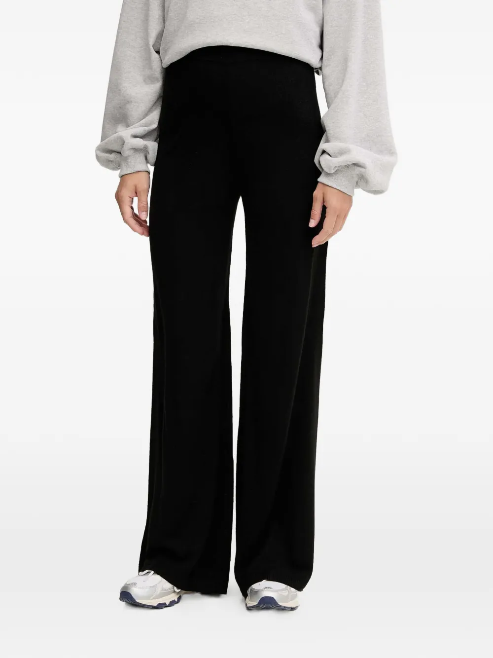 Ea7 Emporio Armani logo-patch trousers - Nero