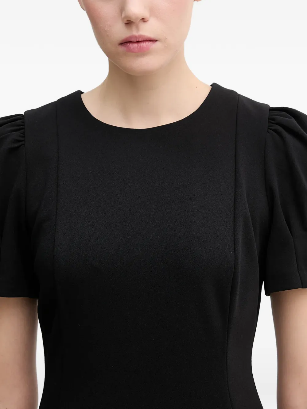 DKNY Mini-jurk met pofmouwen Zwart