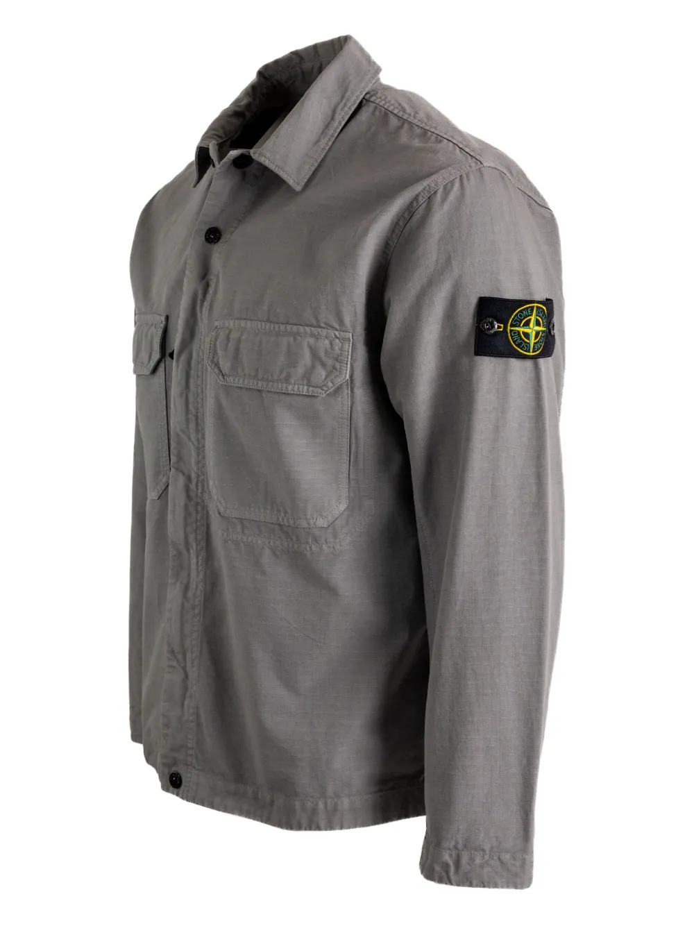 Stone Island Overhemd met opgestikte zak Grijs