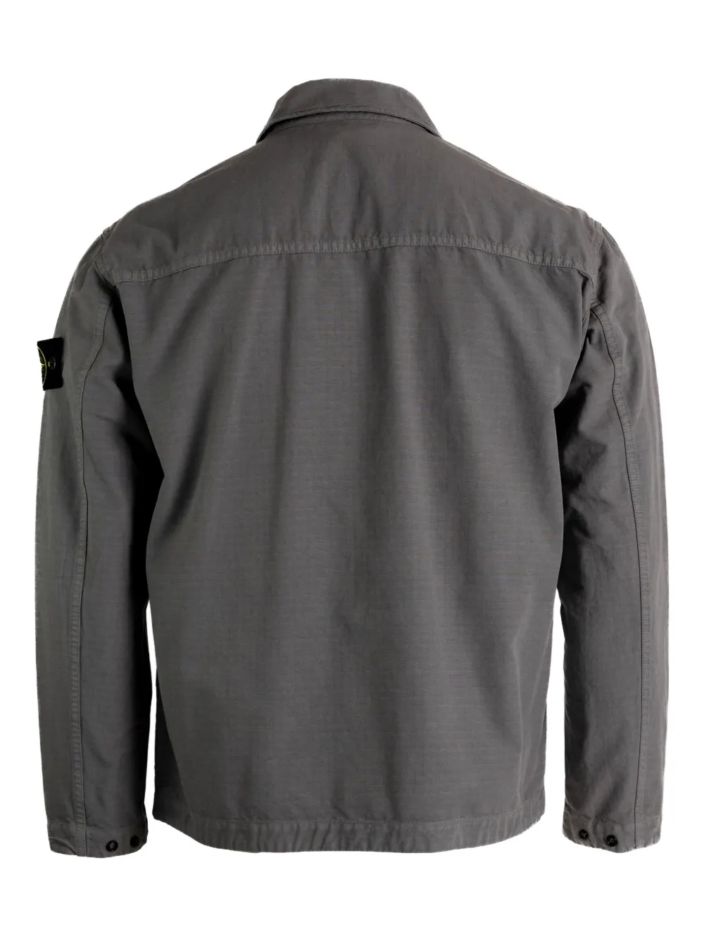 Stone Island cotton patch pocket shirt - Grijs