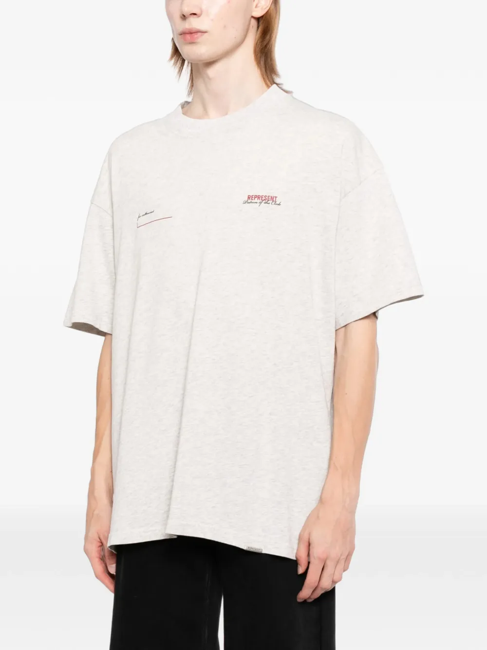 Represent T-shirt met print Grijs