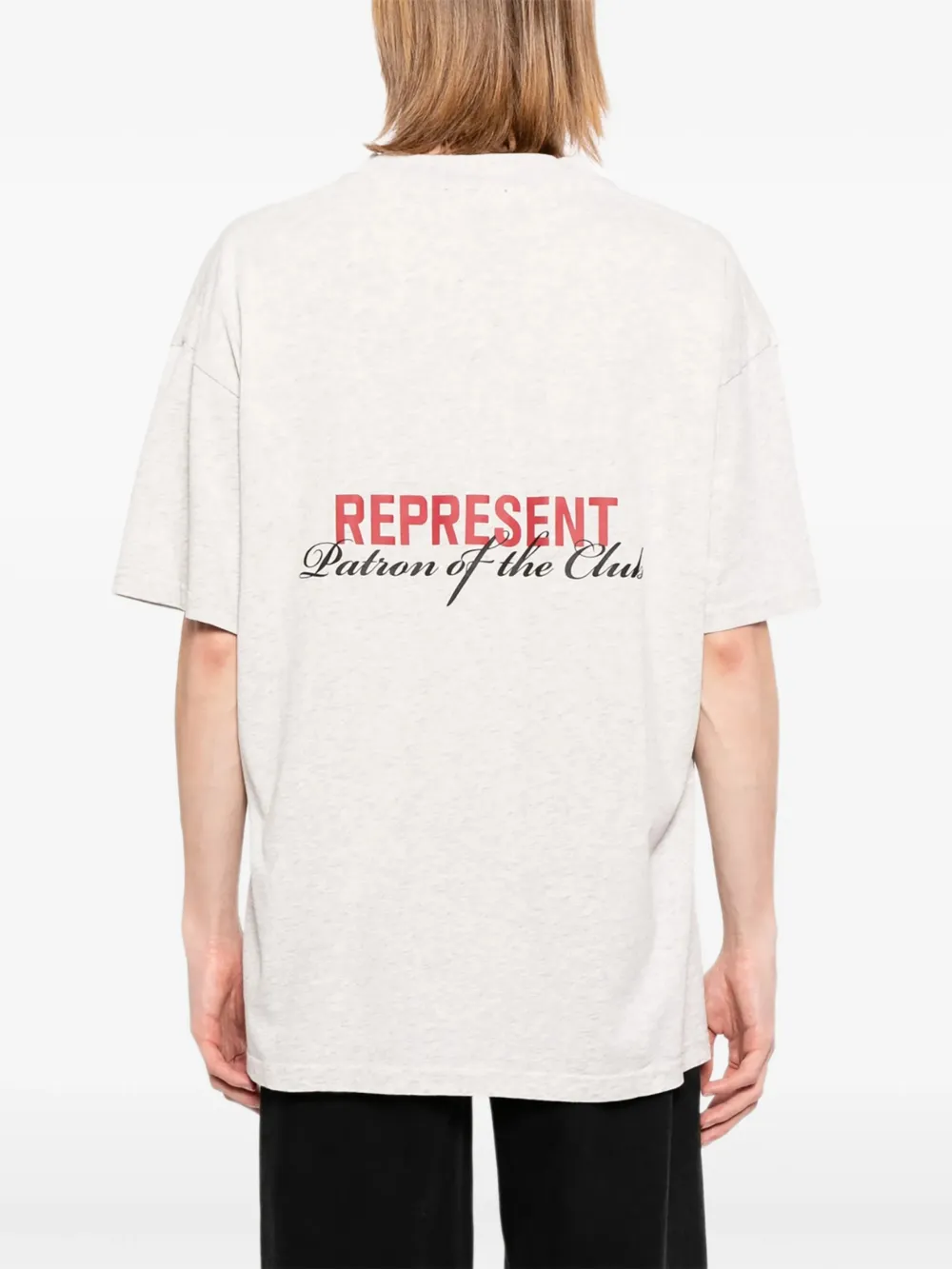 Represent T-shirt met print Grijs