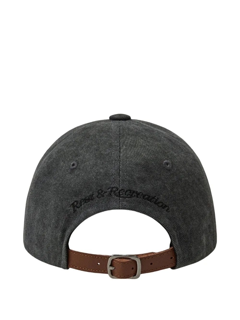 Rest&recreation Logo-embroidered Baseball Hat In Gray