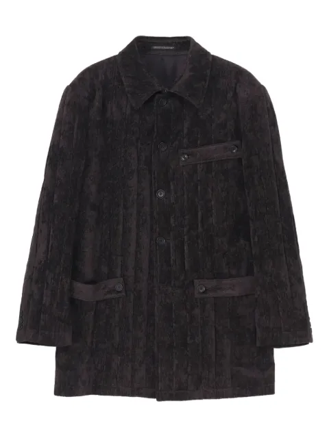 Yohji Yamamoto button-fastening jacket