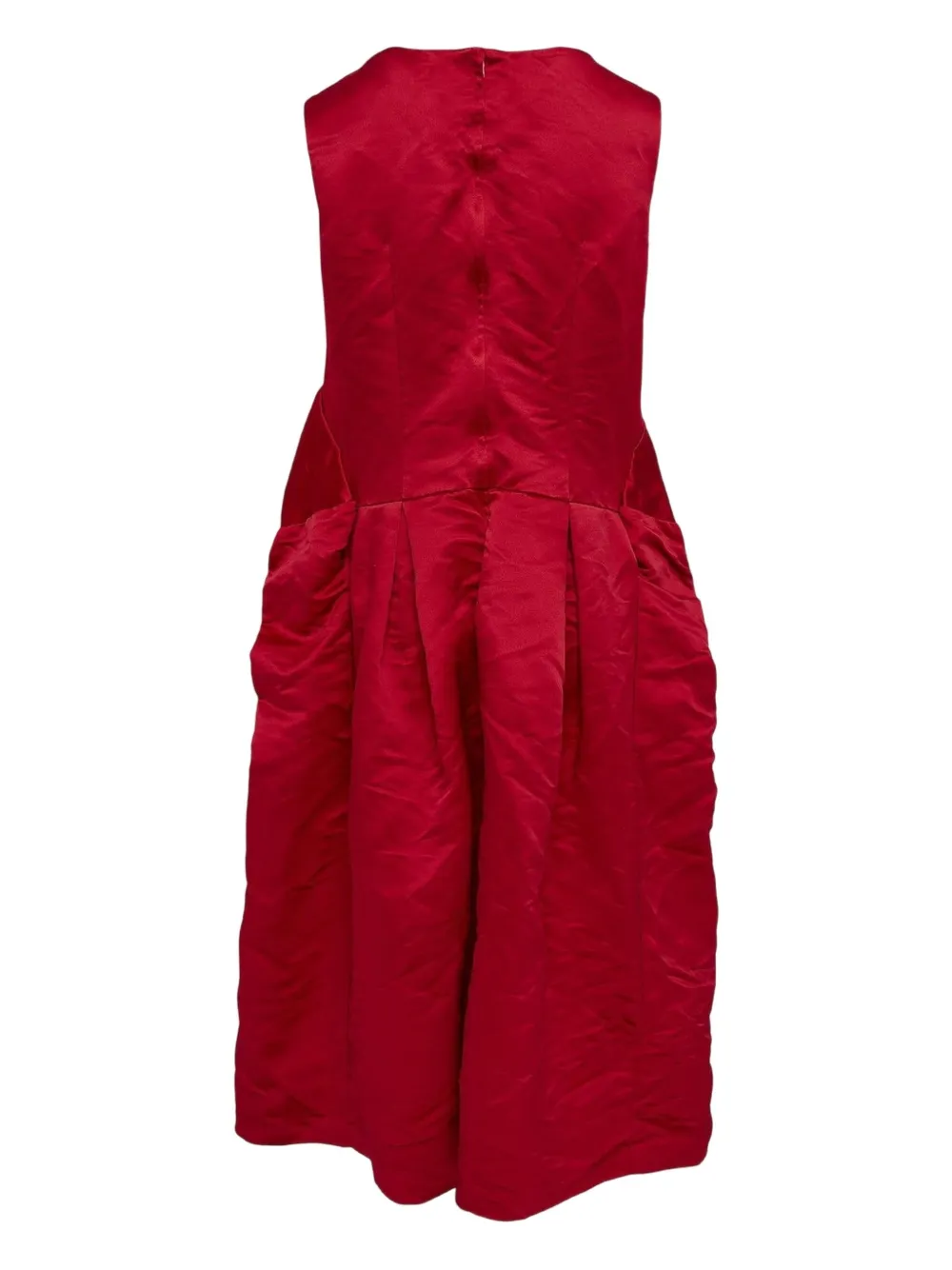 Comme Des Garçons Comme Des Garçons bow-detail dress - Rood