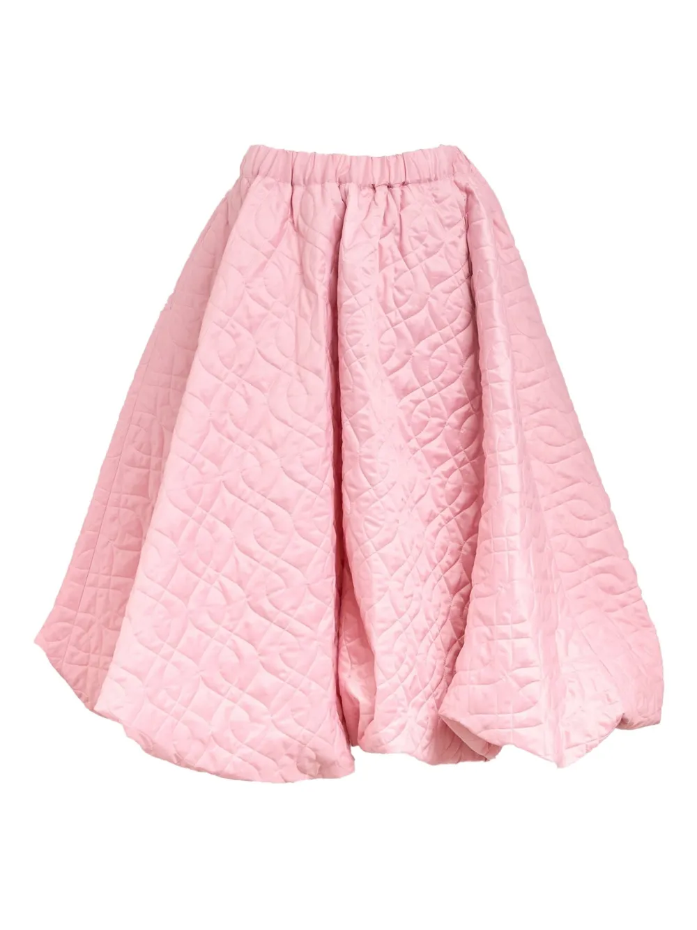 Noir Kei Ninomiya quilted midi skirt - Roze