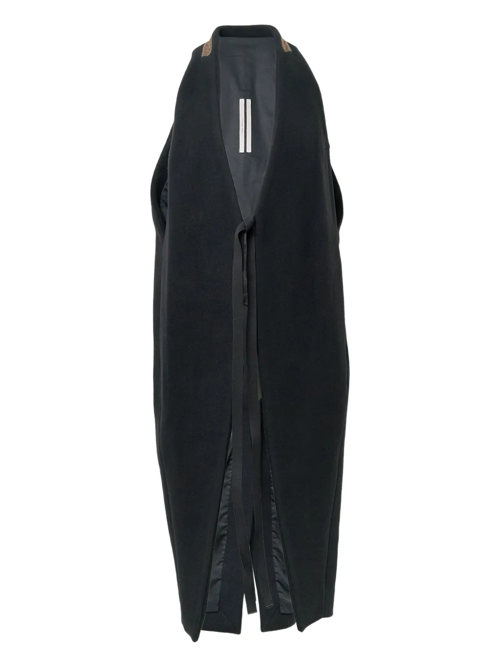 Rick Owens sleeveless coat | noir | Image 1