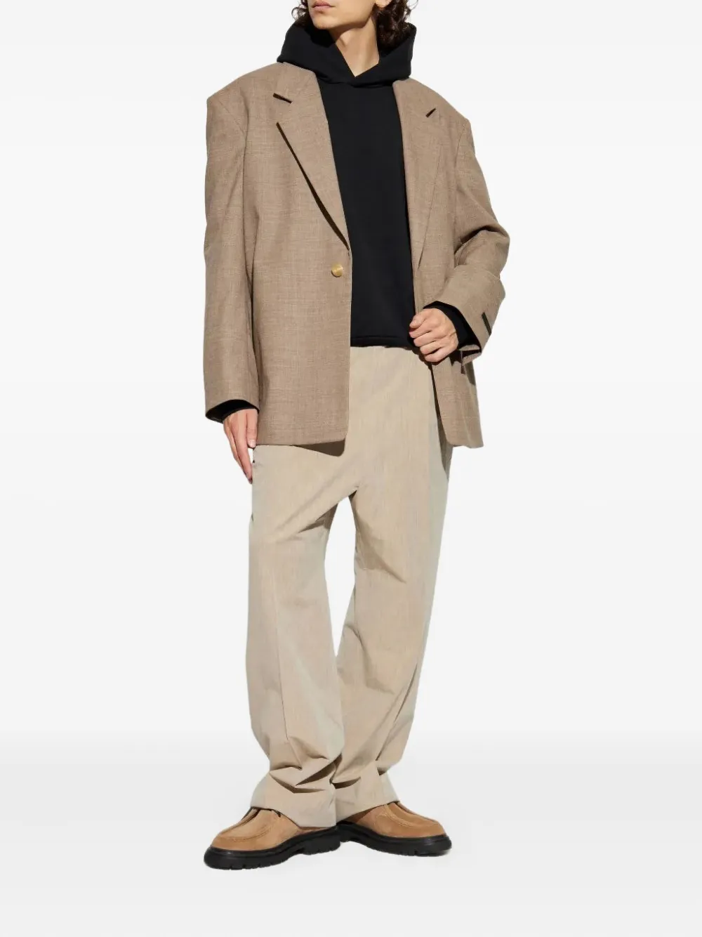 Fear Of God Drawstring Trousers In Neutral
