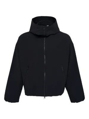 FFFPOSTALSERVICE Storm cut-out Hooded Jacket | Black | FARFETCH