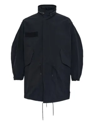 Junya Watanabe MAN x Carhartt ロゴパッチ コート | ブルー | FARFETCH JP Junya Watanabe MAN x Carhartt ロゴパッチ コート | ブルー | FARFETCH JP