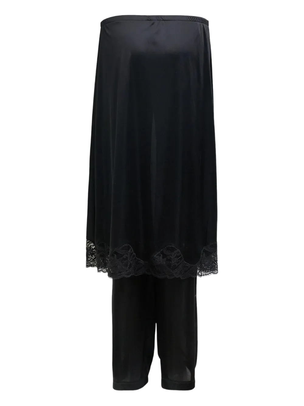 Ashley Williams Lace Lingerie Trousers In Black