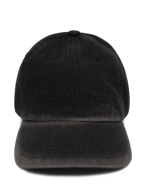 Wooyoungmi dyed-denim ball cap 