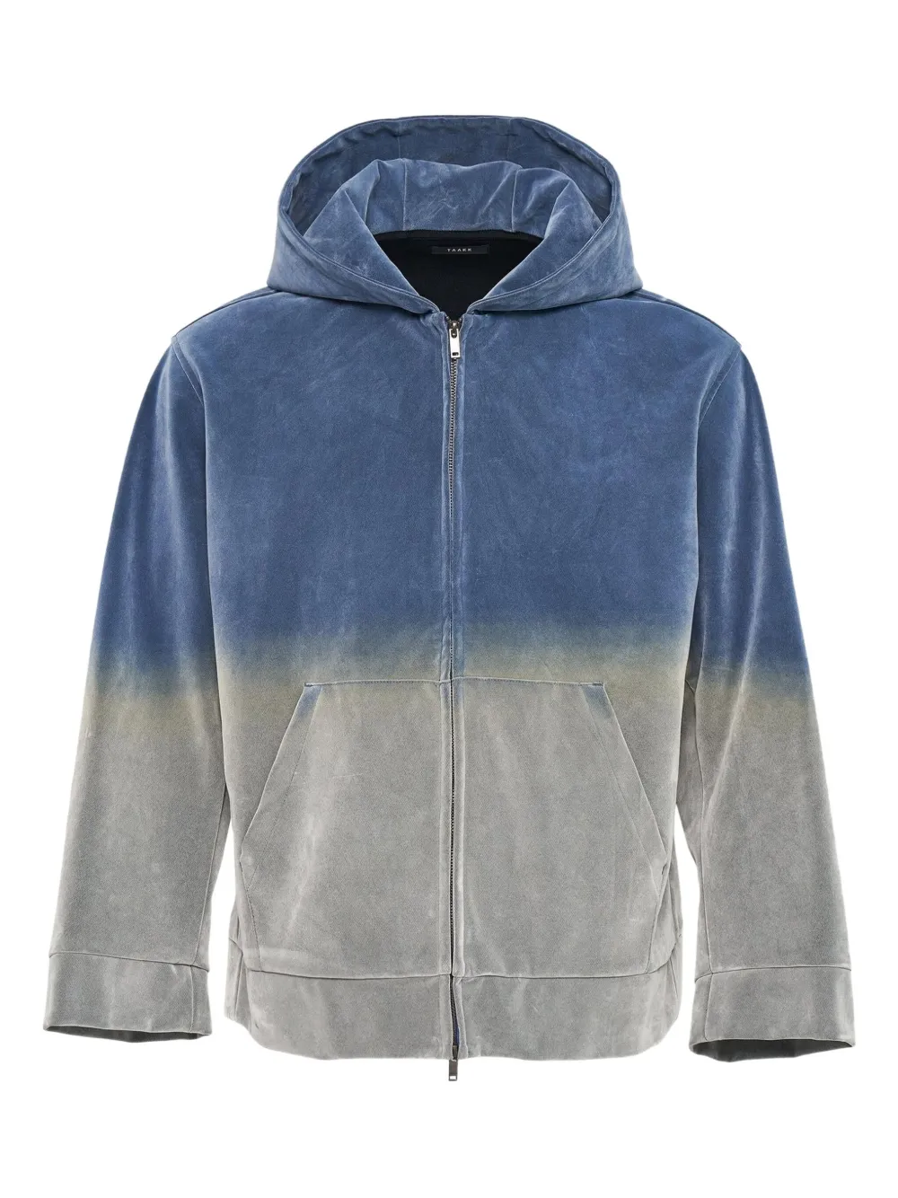 Taakk Gradation Pile long-sleeves hoodie | Blue | Image 1
