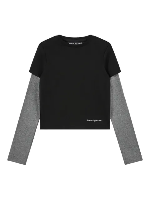 Rest&Recreation layered sleeve top