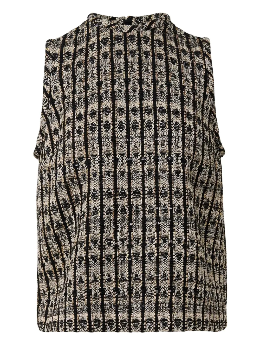 Giambattista Valli Bouclé-texture Tank Top In Multi