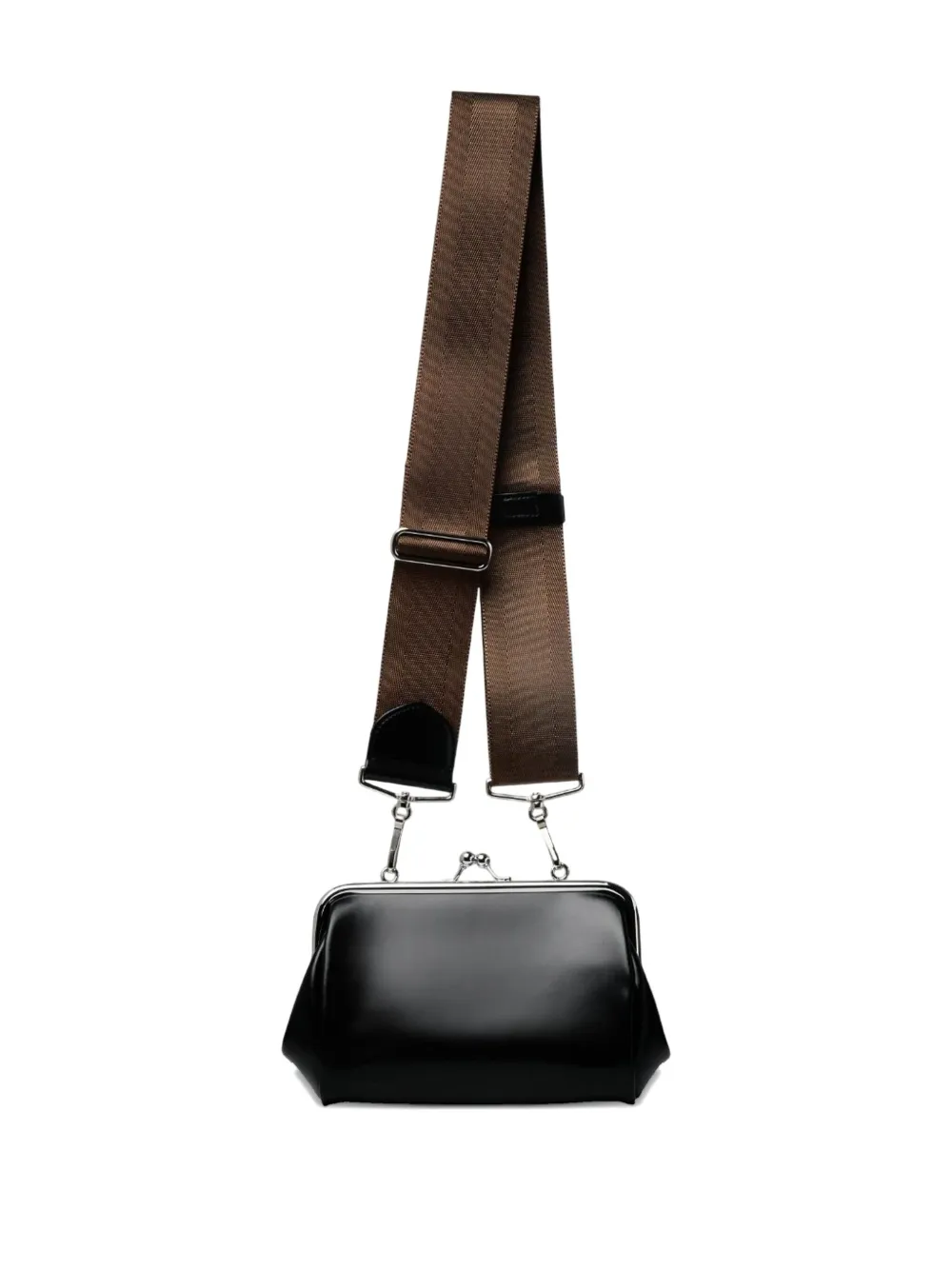 Comme Des Garçons detachable-strap clasp bag - Zwart