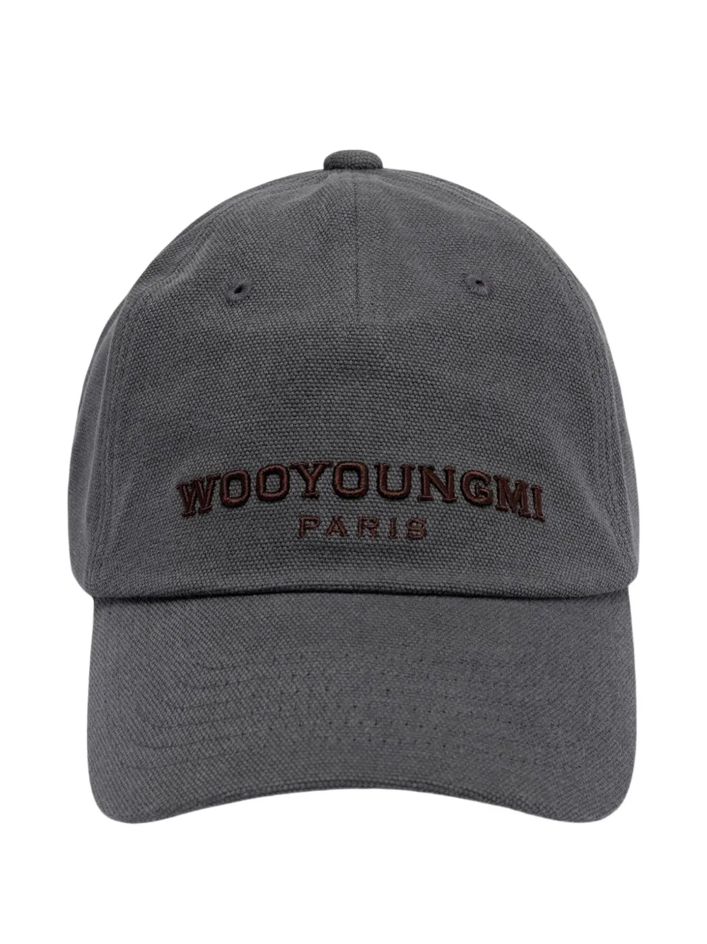 Wooyoungmi embroidered cap | Grey | Image 1