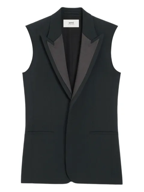 AMI Paris Gesmokte Weste