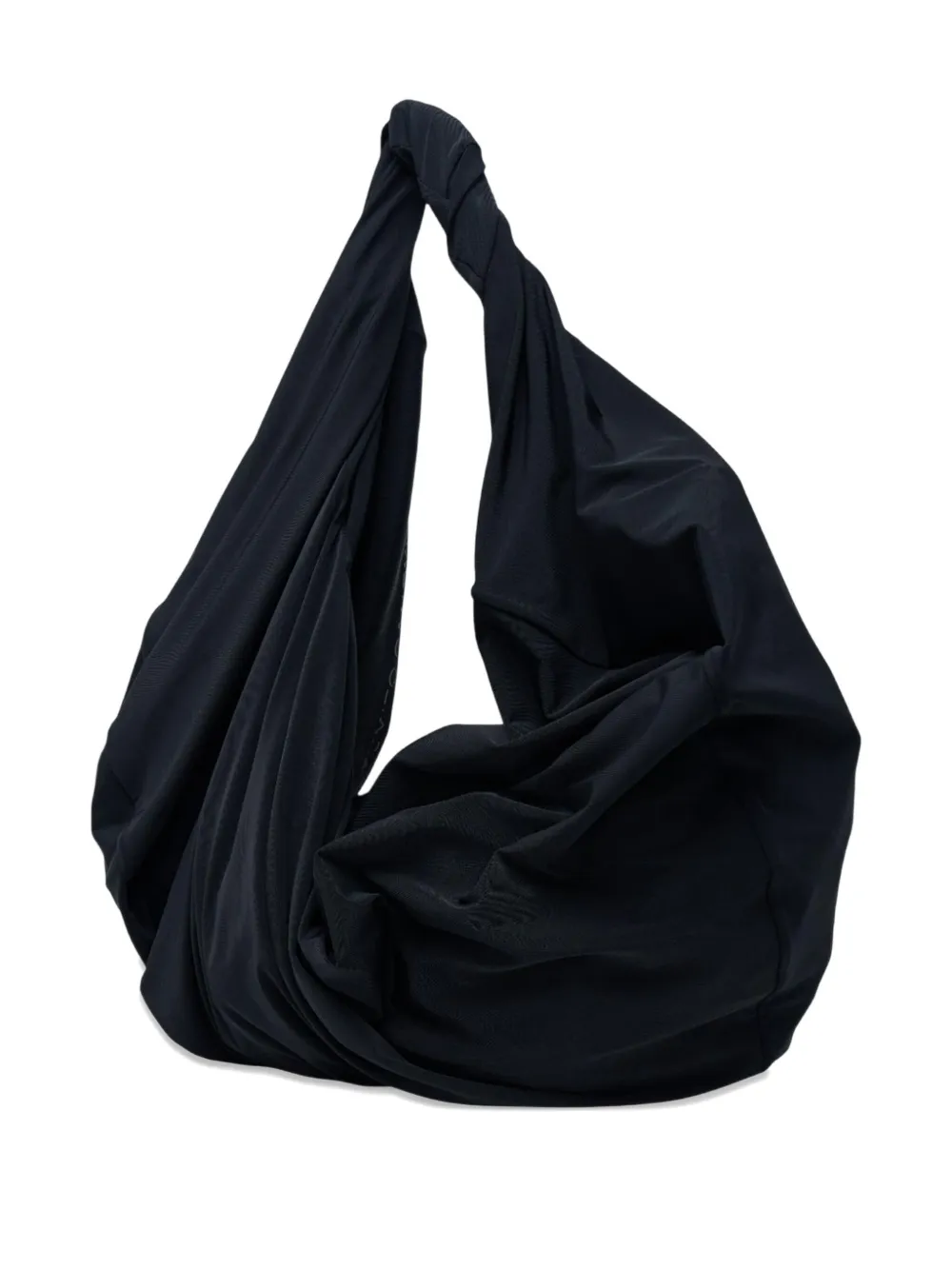 Fumito Ganryu draped-motif shoulder bag - Zwart