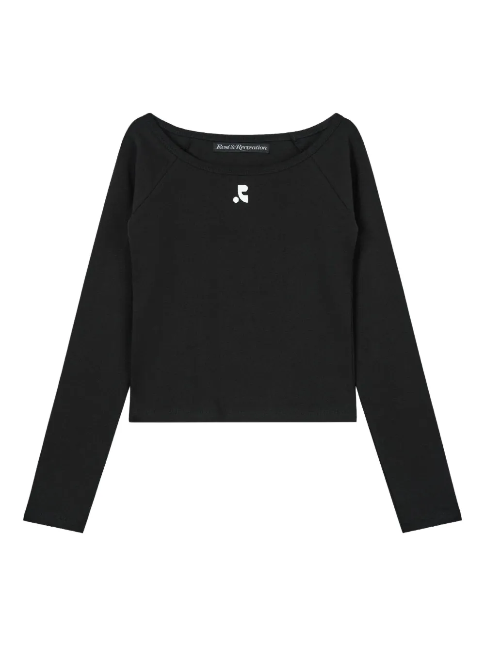 Rest&recreation Raglan Top In Black