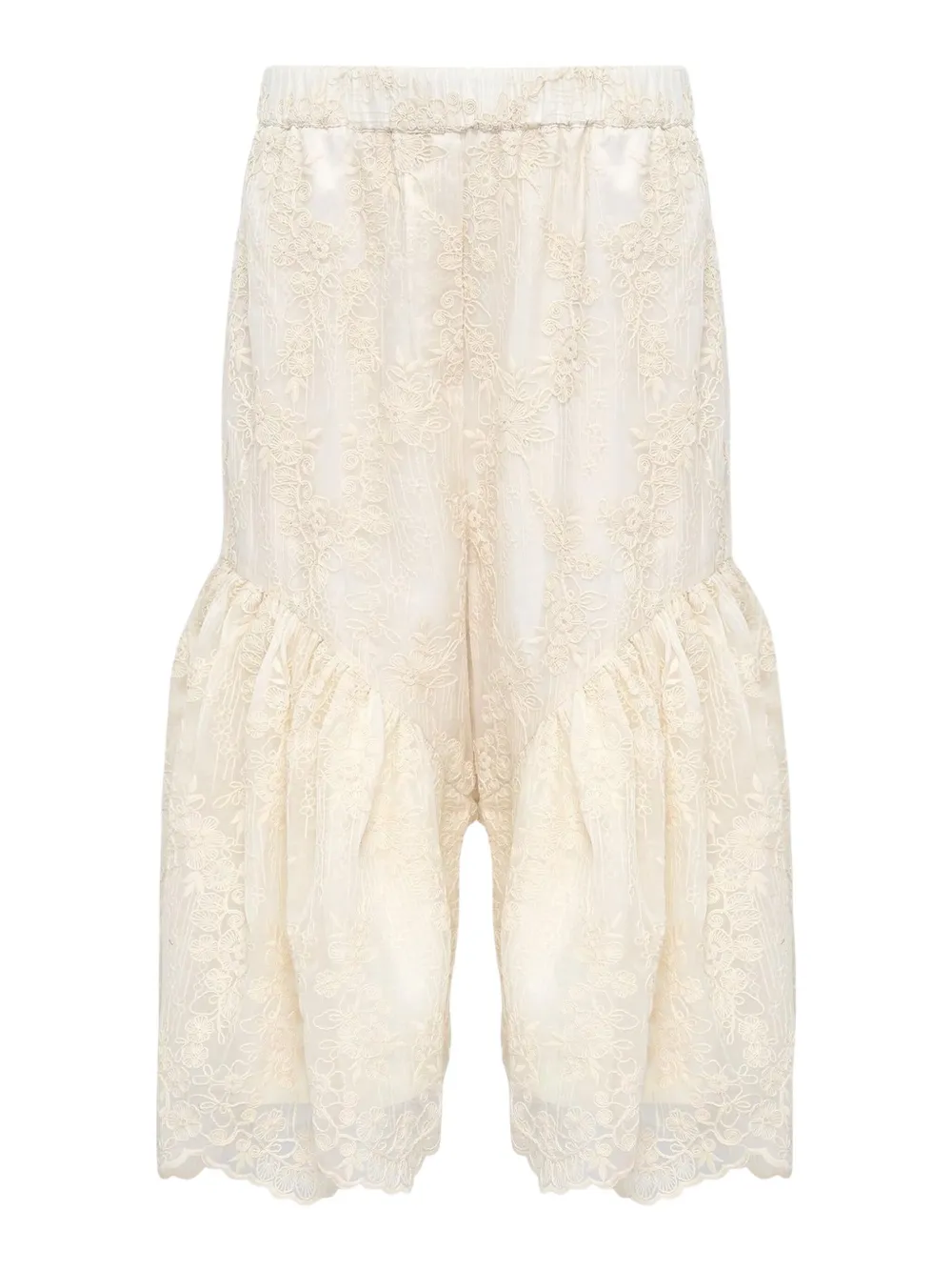 Renli Su knitted trousers - Beige