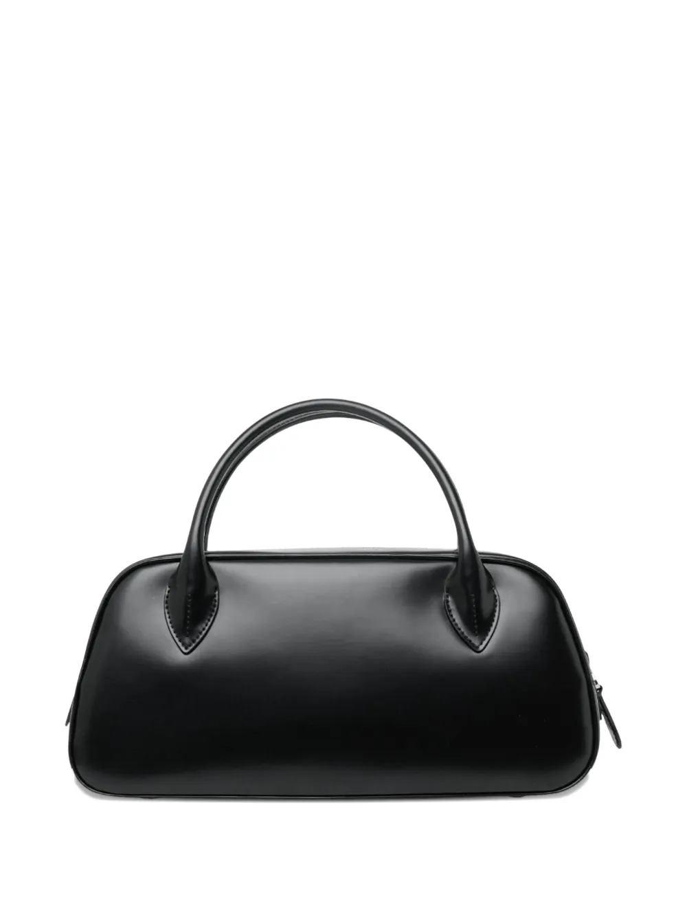 Comme Des Garçons Small Corti Top Handle Shoulder Bag In Black