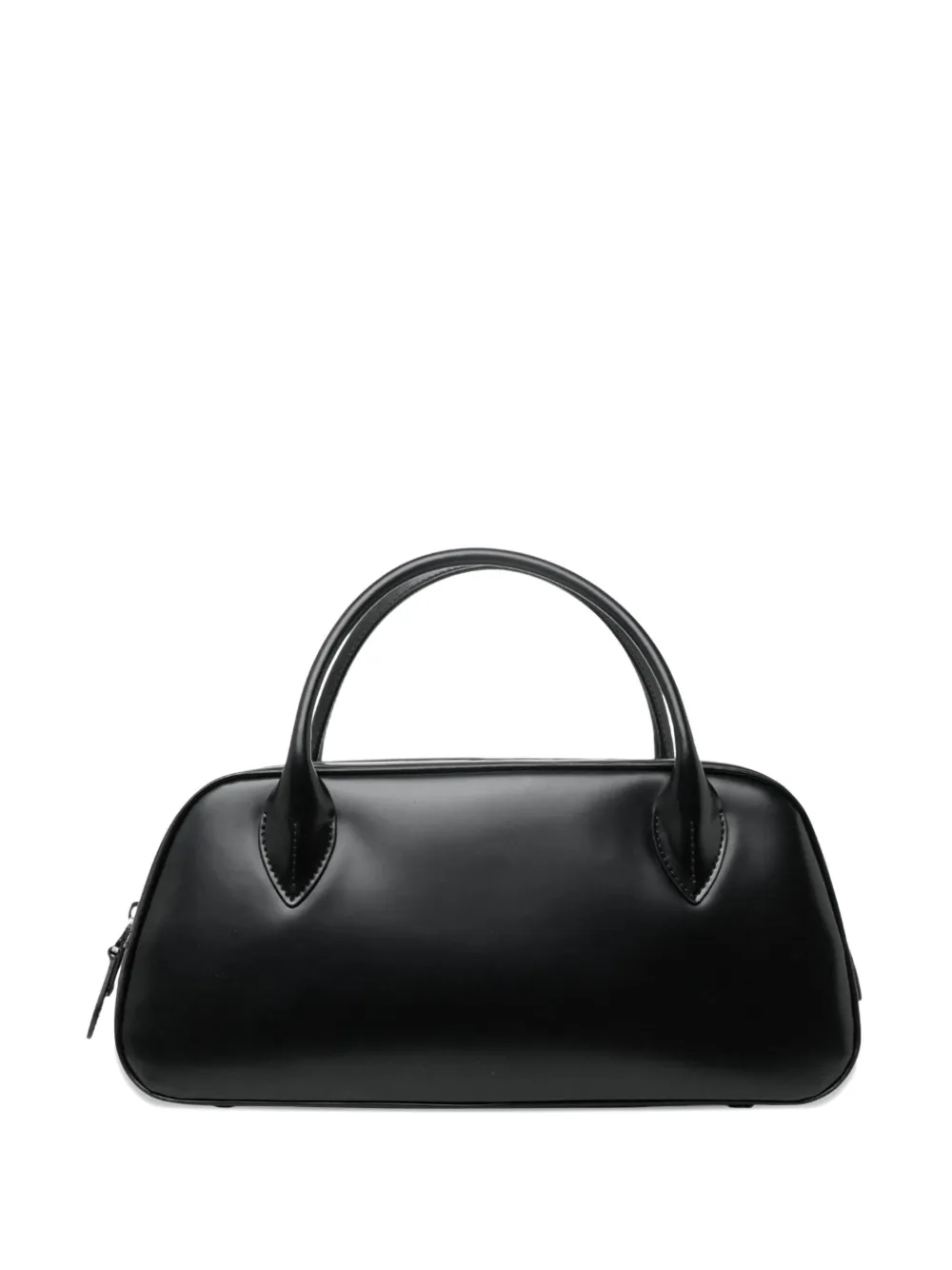 Comme Des Garçons Small Corti Top Handle Shoulder Bag In Black