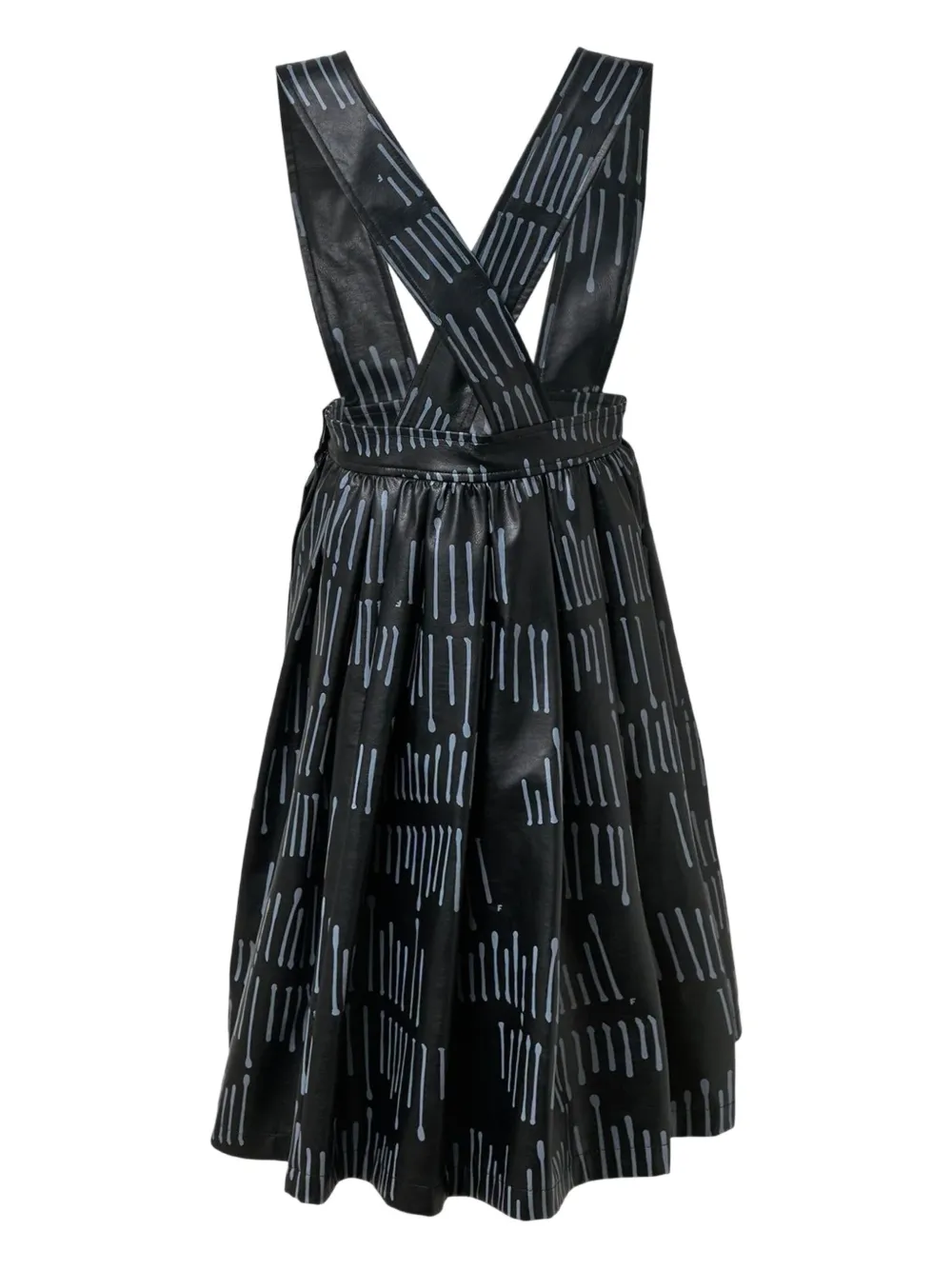 Black Comme Des Garçons Filip Pagowski Midikleid mit Print | Tageskleider | Image 2