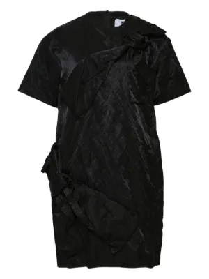 MSGM プリント Tシャツワンピース | ブラック | FARFETCH JP