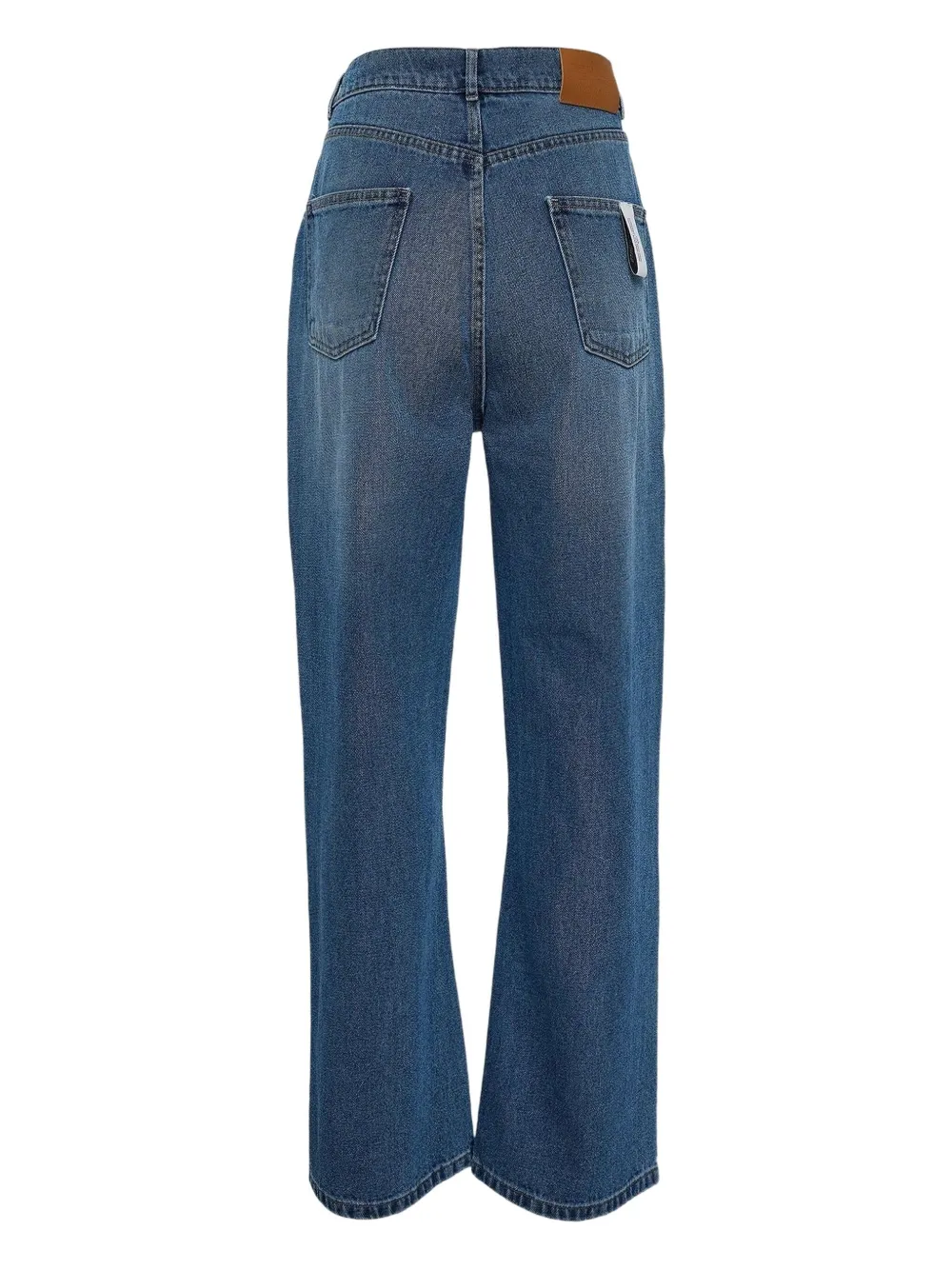 Rokh ripped-detail flared jeans - Blauw