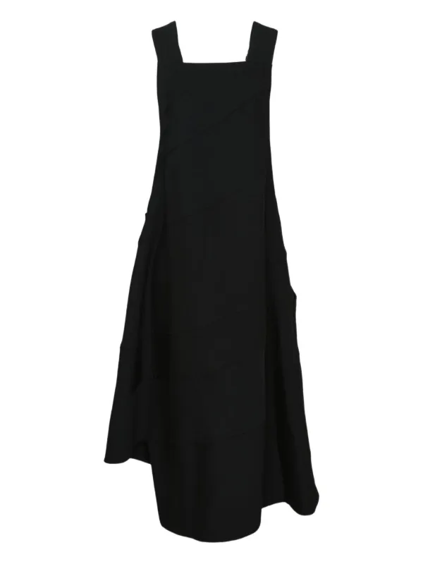 Black Comme Des Garçons ノースリーブ アシンメトリードレス