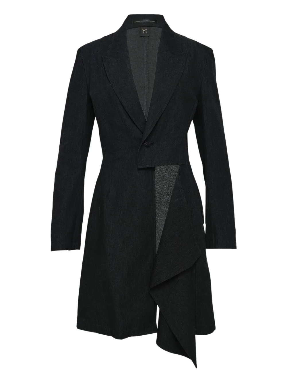 Y's Single-breasted Jacket In Black