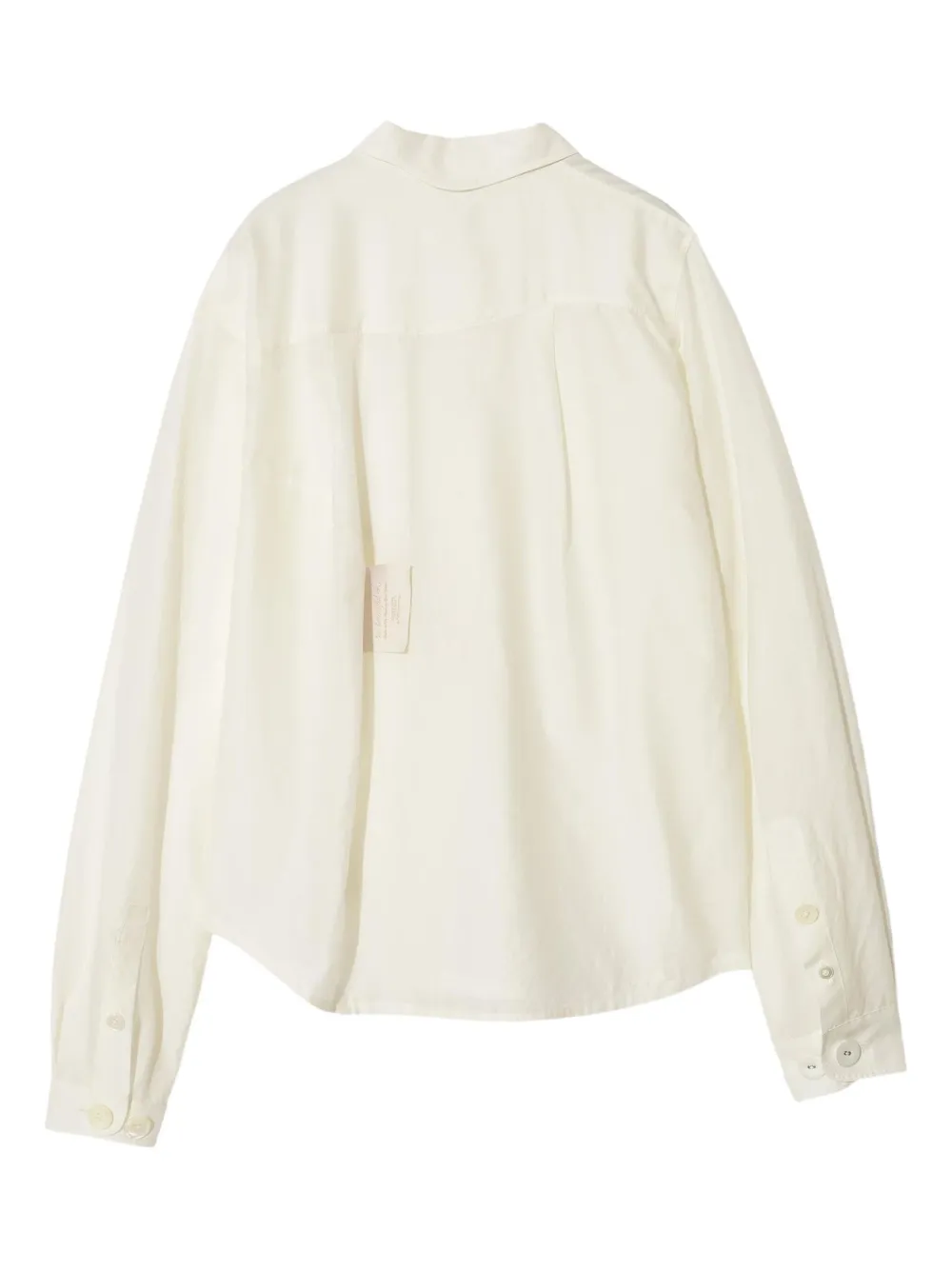 Undercover Asymmetrical-buttons Shirt In Neutral