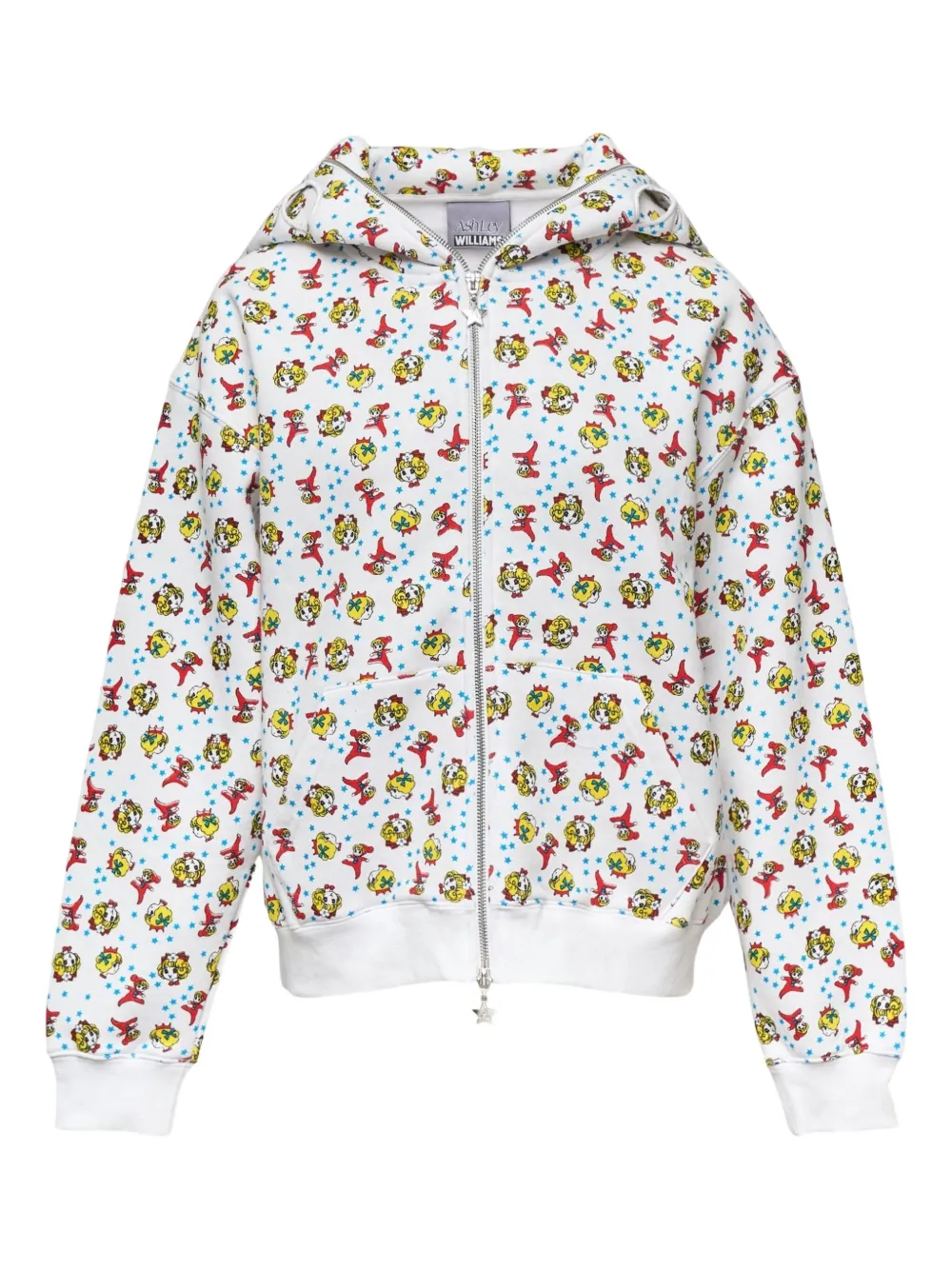 Ashley Williams Printed Sweatshirt In White