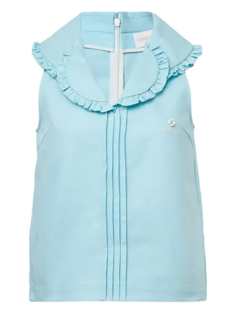 SHUSHU/TONG double-collar sleeveless blouse
