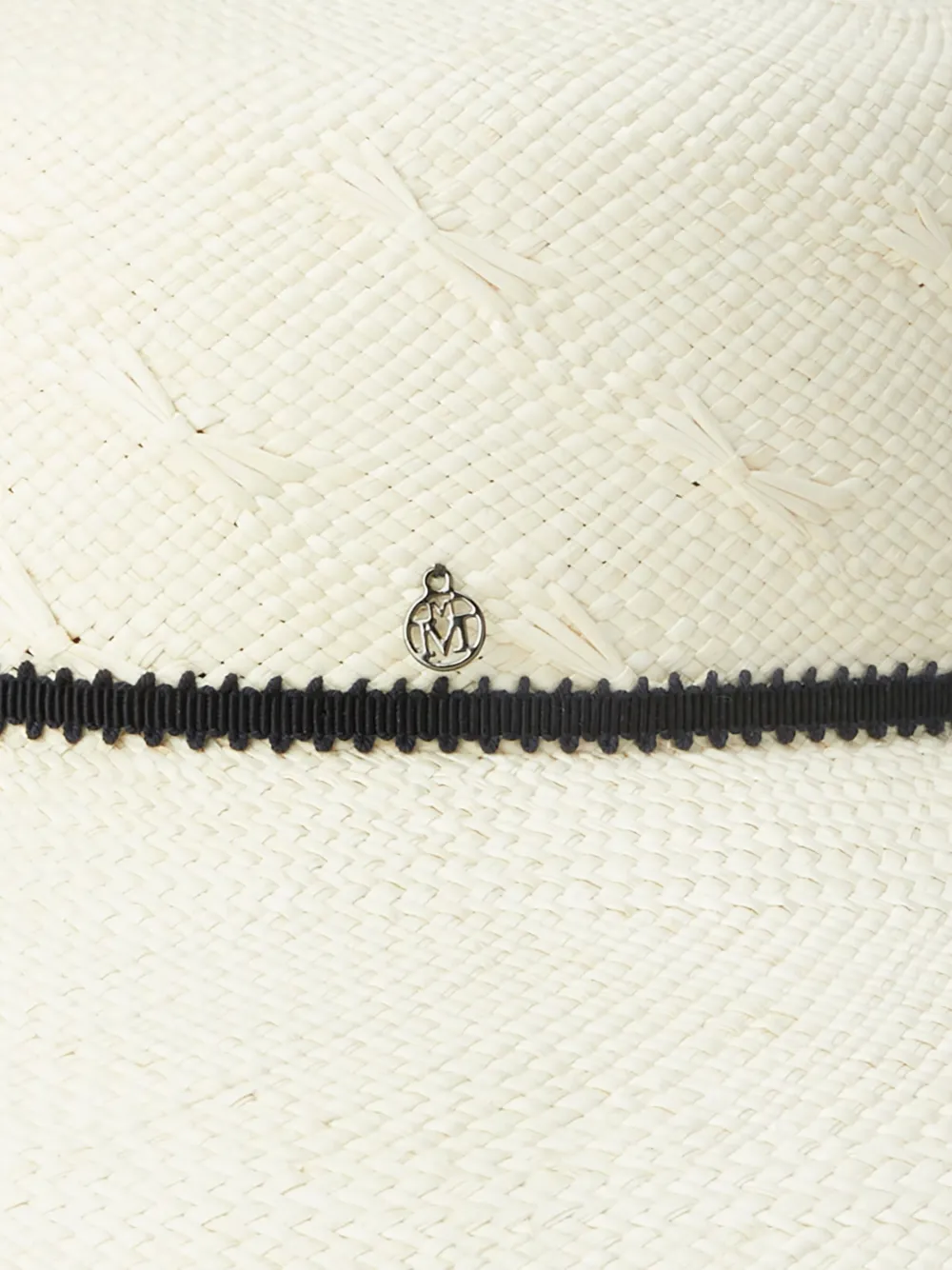 Maison Michel Rena hoed met lintdetail - Wit