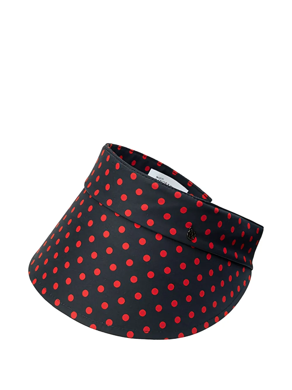 Maison Michel Visiera Patty a pois - Nero