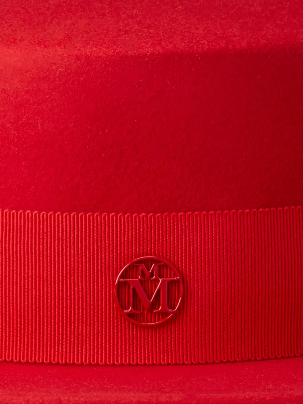 Maison Michel Kiki hoed met lint - Rood